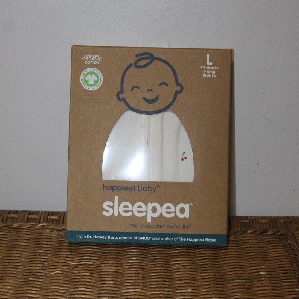 Sleepea. Happiest Baby. the 5 Second Swaddle. Sz. 4 - 6 Mos.